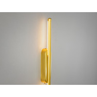Модне світлодіодне лінійне бра, 18 Вт, золото Diasha 7099/800G