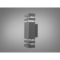 Уличный фонарь лед бра Diasha DF-2128 серый