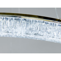 Підвісна LED люстра кільця біла 220 Вт 38-40 м² Diasha 1712/800+600+400G