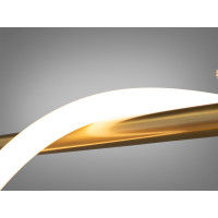 Світлодіодна лінійна люстра для зали з серії "Роуплайт", 15W, бронза Diasha SY9609-L1200GAB