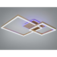 Стельова LED люстра золото 84 Вт пульт 15 м² Diasha 2549GLED3colordimmer