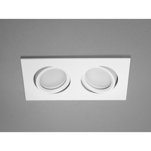 Здвоєний поворотний світильник Diasha серія Aluminium білий сучасний дизайн Diasha QXL-1760-S2-WH