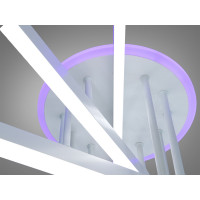 Стельова світлодіодна люстра з димером 140W Diasha 7010WHLED3colordimmer
