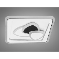 Мультифункціональний, мінімалістичний, стильний, акриловий, квадратний, світлодіодний світильник потужністю 42 Вт Diasha 12068