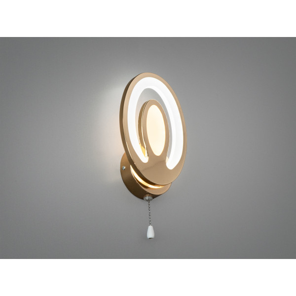 Світлодіодне бра 17 Вт чорний хром з ланцюжком Diasha 2528/1G