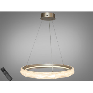 Кришталева світлодіодна люстра-підвіс, 60W Diasha 583-600G