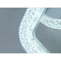 Настінний LED бра білий 10 Вт з кристалами Diasha 135WH