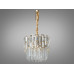 Ексклюзивна підвісна кришталева люстра овал, 12 ламп, золото Diasha 830/800x350GD Ексклюзивна підвісна кришталева люстра овал, 12 ламп, золото Diasha 830/800x350GD