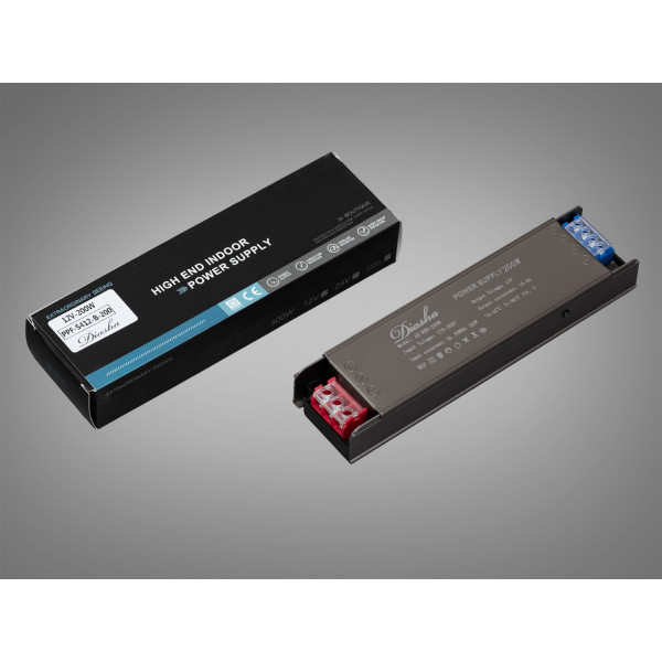 Блок живлення для LED стрічки, 12В, 200Вт, 16.66А Diasha PPF-S4-12v-200w