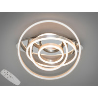 Стельова світлодіодна люстра в кабінет, 100W, хром Diasha 7005/4NEWHR Стельова світлодіодна люстра в кабінет, 100W, хром Diasha 7005/4NEWHR