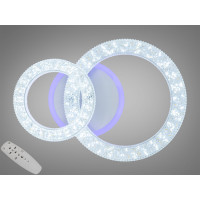 Стельовий світлодіодний смарт світильник з пультом, димером, 42W Diasha 2203/2WHLED3colordimmer Стельовий світлодіодний смарт світильник з пультом, димером, 42W Diasha 2203/2WHLED3colordimmer