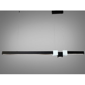 Підвісна LED люстра Diasha чорна 58 Вт 10 м² Diasha 7528/1000BK