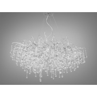 Кришталева люстра від українського виробника, 13 ламп, хром Diasha 616/1000HR