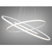 Люстра светодиодная декоративная кольца  Diasha MD9079-3AWH-600+400+200 dimmer