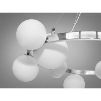 Люстра лофт в зал или спальню на 17 ламп Diasha 81953-17CR