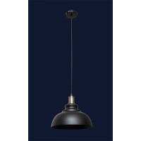 Светильник люстра подвесная на одну лампу Levistella 7526858F4-1 BK 