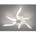Стельова led люстра кільця з пультом, диммером, підсвіткою, 40W, біла Diasha 2480/3+3WHLED3colordimmer