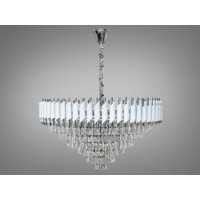 Хрустальная люстра 18 ламп Diasha 9001-800WH+CH Хрустальная люстра 18 ламп Diasha 9001-800WH+CH
