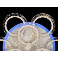 Cветодиодная люстра Diasha QX2509/6+3S WH LED 3color dimmer