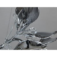 Люстра в спальню 9 ламп, хром Diasha 7229-9PLHR