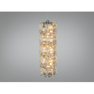 Світлодіодний кришталевий підвіс золото 12 Вт Diasha 2022/1CH