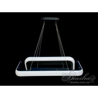 LED люстра подвесная с  диммерным пультом Diasha 8102-700*400+600*250BK dimmer