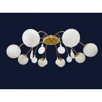 Люстра в стиле лофт Levistella 9098075-8 BRZ+WH