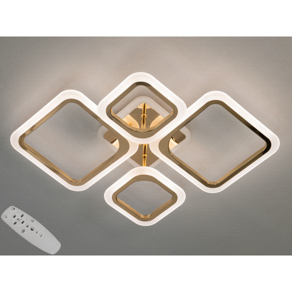 Люстры светодиодные Diasha A8060/2+2G LED 3color dimmer