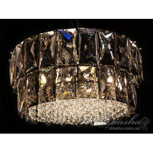 Вишукана новинка, кришталева люстра для зали в сучасному стилі, 9 ламп Diasha 8070-500G