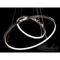 Люстра кольца Diasha MD9079-2HR-500+300 dimmer 