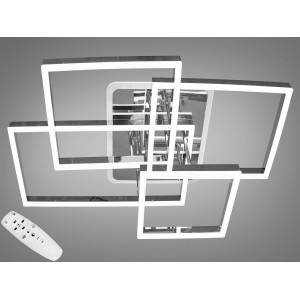 Потолочная светодиодная люстра светильник с пультом и подсветкой Diasha 7008HR LED 3color dimmer