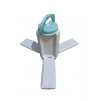 Лампа фонарь с аккумулятором и повербанком с USB TK7649 белая