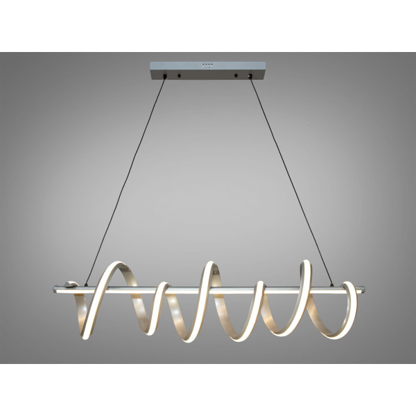 Сучасна світлодіодна люстра, 60W Diasha 2369-100GR Сучасна світлодіодна люстра, 60W Diasha 2369-100GR