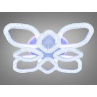 Люстра в зал светодиодная с пультом управления Diasha MX2773/4+4LED3colordimmer