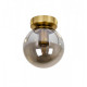 Люстра шар потолочные на одну лампочку Levistella 756XPR150F-1 BRZ+BK