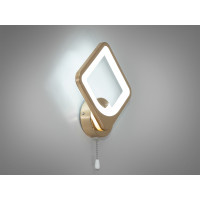 Светодиодные бра квадратное золотое Diasha 8060/1G