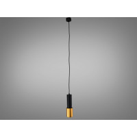 Підвісний світильник чорний GU10 одинарний Diasha QY-H1129B+G-L