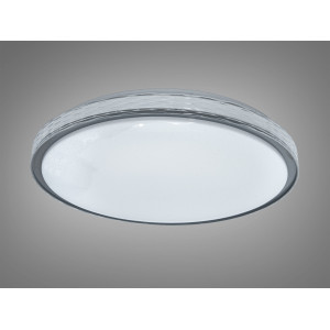 LED люстра Diasha Smart хром 85Вт без пульта Diasha 6653/500GR