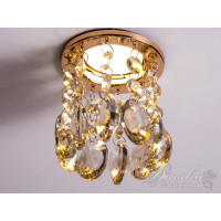 Светильник с подвесками цвета "шампань" Diasha 6042E GD-SP Светильник с подвесками цвета "шампань" Diasha 6042E GD-SP