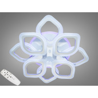 Лед люстра потолочная светодиодная Diasha AS8073/4+4LED3colordimmer