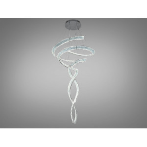 Світлодіодна люстра спіраль золото 285 Вт Diasha MRY800x1800CH