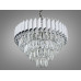 Підвісна люстра кришталь білий хром 7xE14 Diasha N9001-550WH+CH