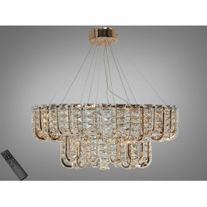 Люстра LED хром 138Вт з пультом Diasha 559/800+500G