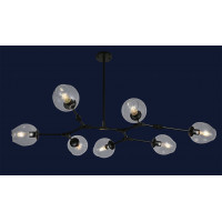 Люстра молекула Levistella 752L7731-7 BK+CL