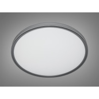 Світлодіодна смарт люстра таблетка, без пульта, 72W, сіра Diasha WF-71GREY