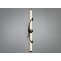 Стильне світлодіодне бра в вітальню, 7 Вт, чорний Diasha B1014BK