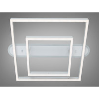 Стельова LED люстра чорна 84W димер пульт Diasha 2551WHLED3colordimmer