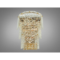 Бра светильник настенный из хрусталя на три лампы Diasha 6625-1W-G Бра светильник настенный из хрусталя на три лампы Diasha 6625-1W-G