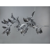 Люстра в спальню на 6 ламп, хром Diasha 7229-12PLHR