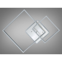 Стельова світлодіодна люстра з пультом, диммером, 145W, матовий хром Diasha 2549NEWHRLED3colordimmer